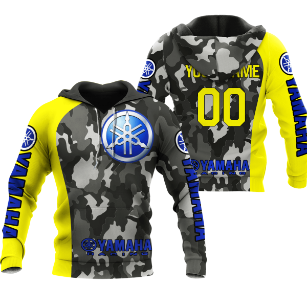 CUSTOM NAME RACING | YELLOW CAMO | YAMAHA V1
