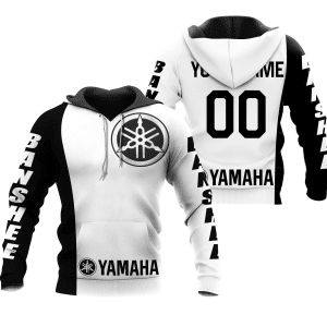 CUSTOM NAME RACING | BLACK-WHITE | YAMAHA BANSHEE