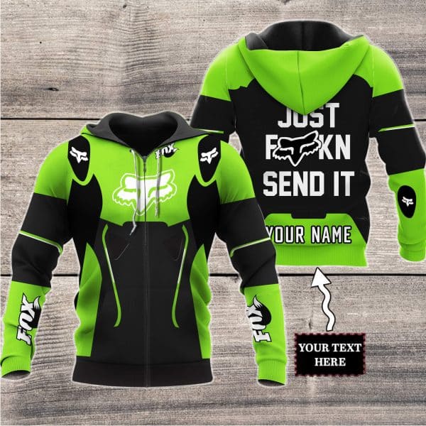 MOTOCROSS PERSONALIZED FX RACING V1 | COLOR GREEN-BLACK - Image 2