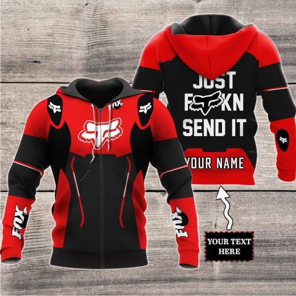 MOTOCROSS PERSONALIZED FX RACING V1 | COLOR RED-BLACK - Image 2