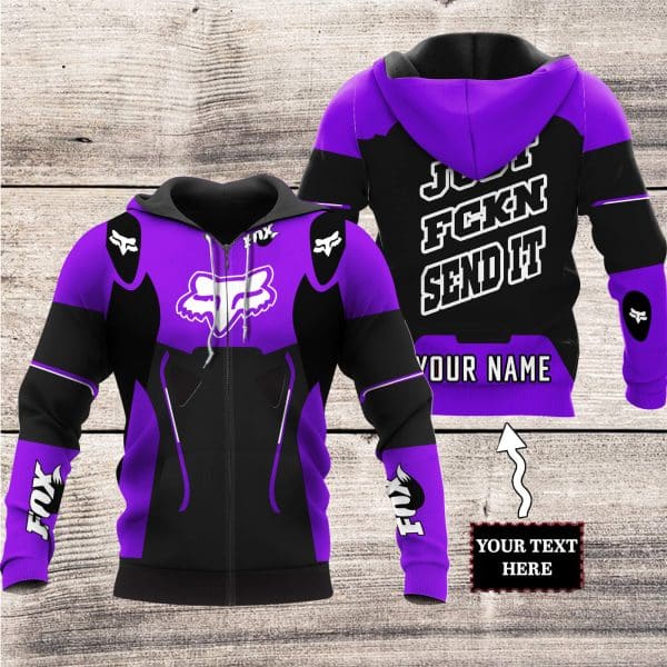MOTOCROSS PERSONALIZED FX RACING V2 | COLOR PURPLE-BLACK - Image 2