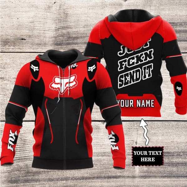 MOTOCROSS PERSONALIZED FX RACING V2 | COLOR RED-BLACK - Image 2