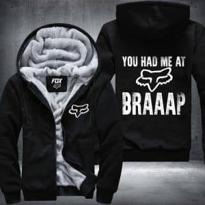 You had me at braaap Fleece Zip Hoodies