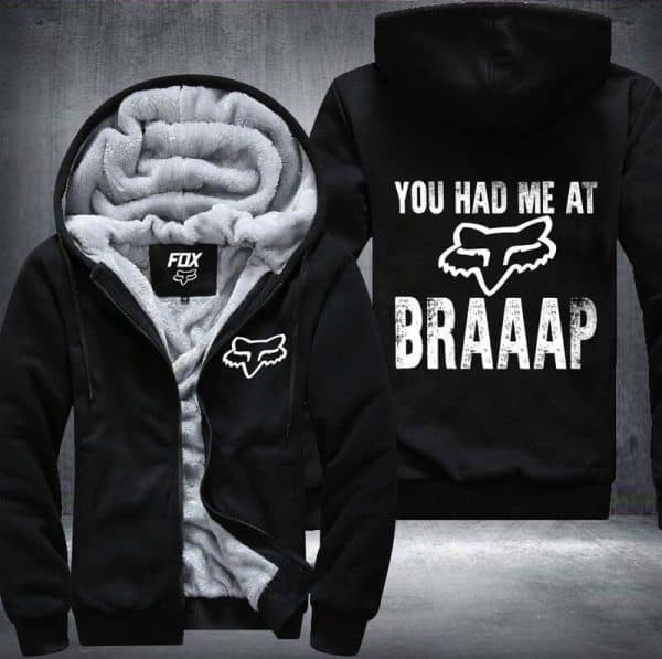 You had me at braaap Fleece Zip Hoodies