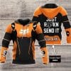 MOTOCROSS PERSONALIZED FX RACING V1 | COLOR ORANGE-BLACK