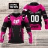 CUSTOM NAME RACING | FX V1 | PINK BLACK | KID & ADULT