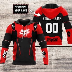 CUSTOM NAME RACING | FX V1 | RED BLACK | KID & ADULT
