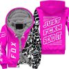 [PREMIUM] JUST FNKN SEND IT PINK FLEECE HOODIE