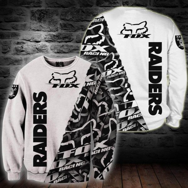 Foxr Raiders All Over Printed 3D Shirt Ut130916 - Image 3