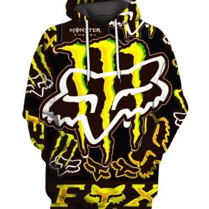 MEN WOMEN FOX 3D HOODIE, FOX HOODIE
