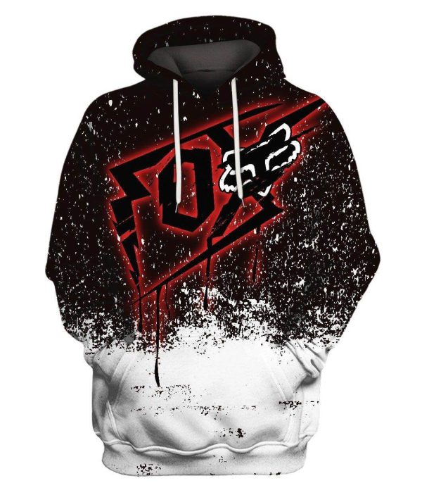 MEN WOMEN FOX 3D HOODIE, FOX HOODIE