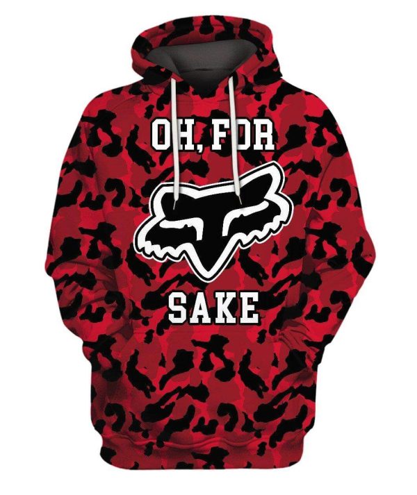MEN WOMEN FOX 3D HOODIE, FOX HOODIE