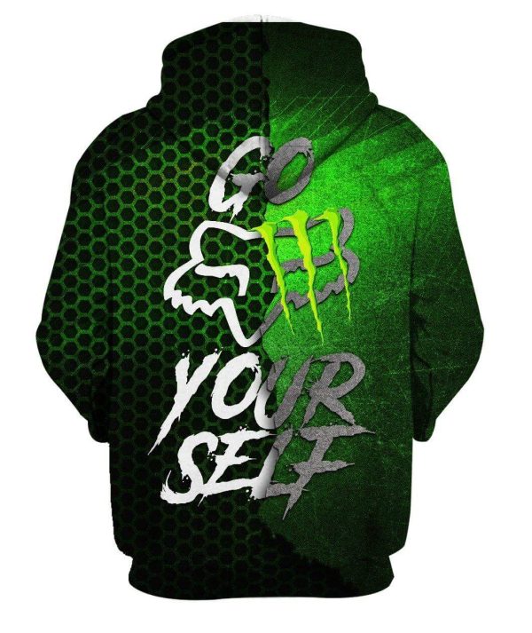 MEN WOMEN FOX 3D HOODIE, FOX HOODIE - Image 2