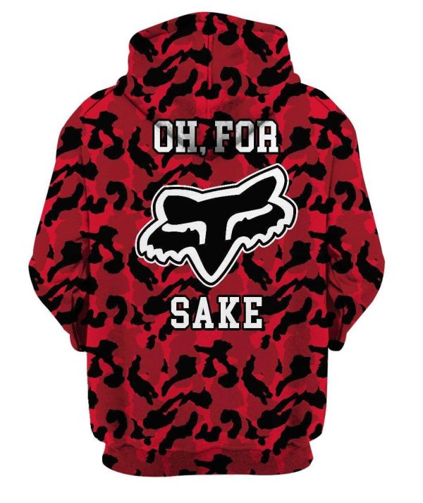 MEN WOMEN FOX 3D HOODIE, FOX HOODIE - Image 2