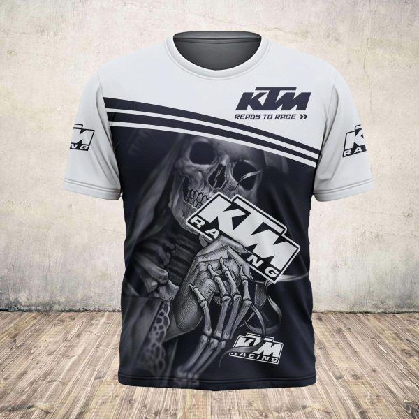 KTM Skull Black&White FULL SIZE - Image 3