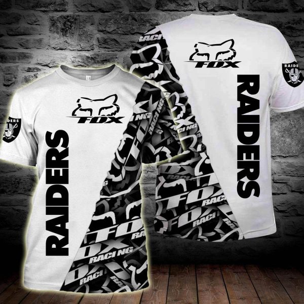Foxr Raiders All Over Printed 3D Shirt Ut130916 - Image 4