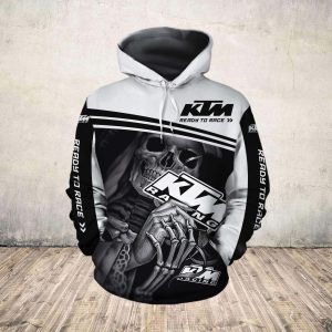 KTM Skull Black&White FULL SIZE