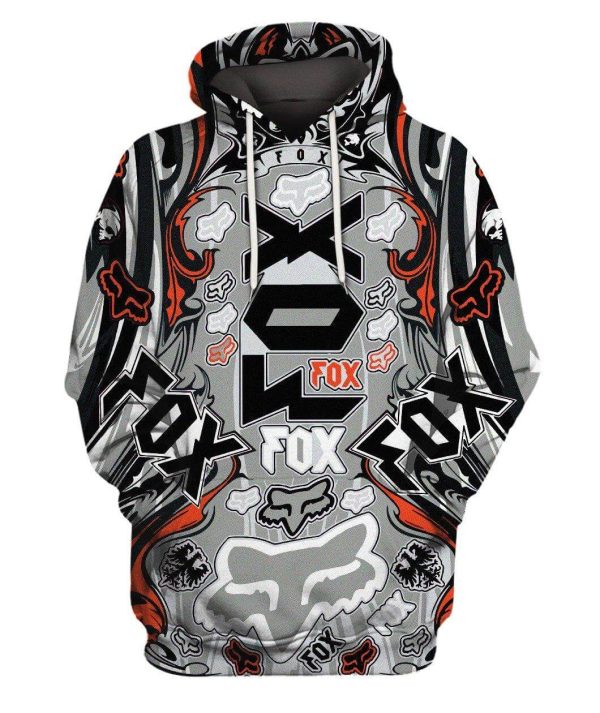 MEN WOMEN FOX 3D HOODIE, FOX HOODIE