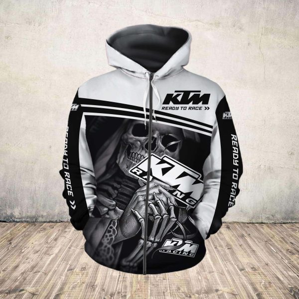 KTM Skull Black&White FULL SIZE - Image 2