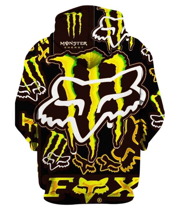 MEN WOMEN FOX 3D HOODIE, FOX HOODIE - Image 2