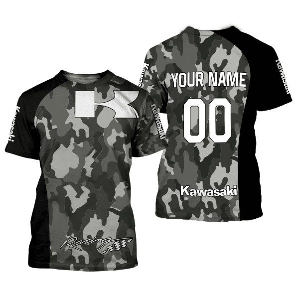 CUSTOM NAME RACING | BLACK CAMO | KAWASAKI - Image 3