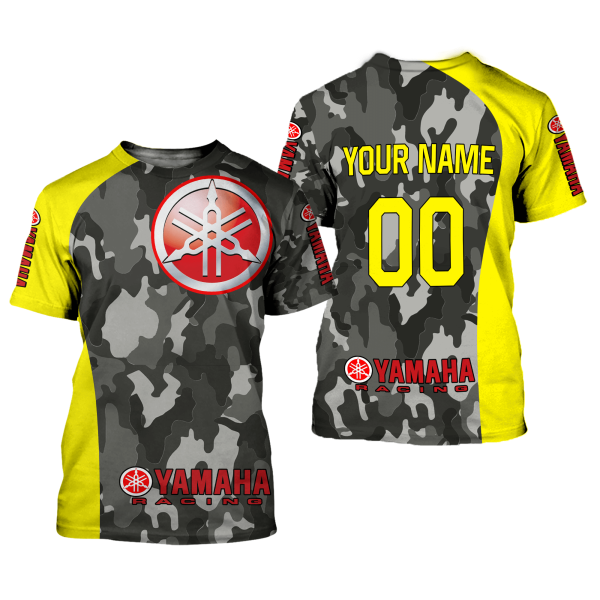 CUSTOM NAME RACING | YELLOW CAMO | YAMAHA V2 - Image 2