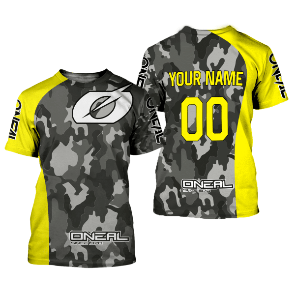 CUSTOM NAME RACING | YELLOW CAMO | ONEAL - Image 2