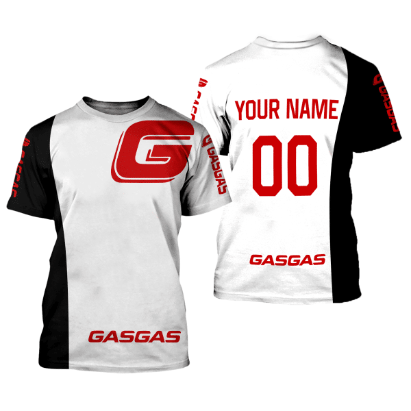 CUSTOM NAME RACING | BLACK-WHITE | GASGAS - Image 2