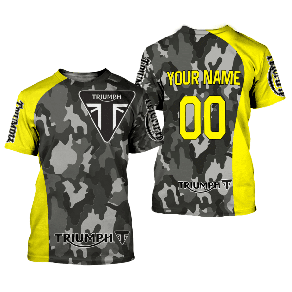 CUSTOM NAME RACING | YELLOW CAMO | TRIUMPH - Image 2
