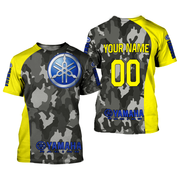 CUSTOM NAME RACING | YELLOW CAMO | YAMAHA V1 - Image 2