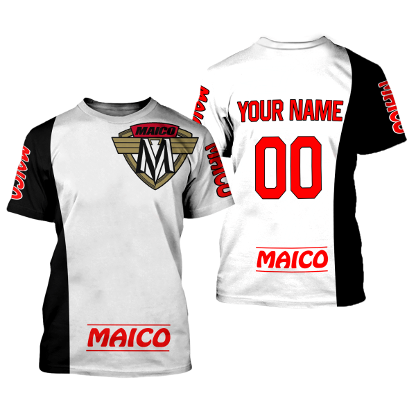 CUSTOM NAME RACING | BLACK-WHITE | MAICO - Image 2