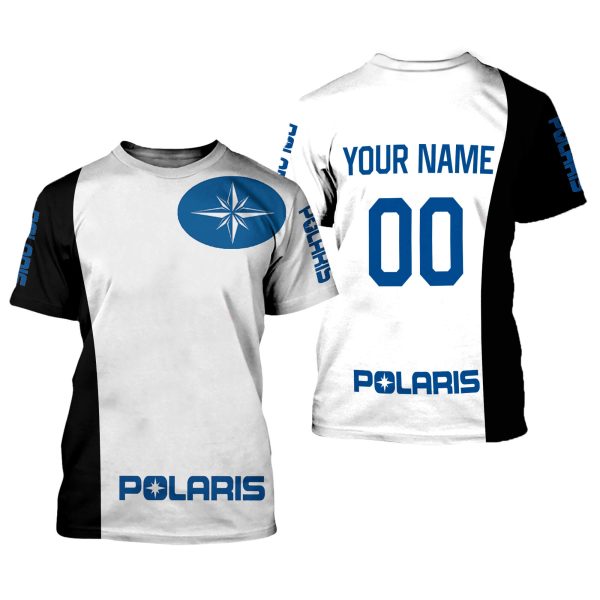 CUSTOM NAME RACING | WHITE-BLACK | POLARIS V2 - Image 2