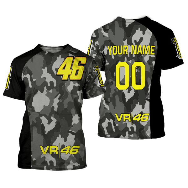 CUSTOM NAME RACING | BLACK CAMO | VR46 - Image 2