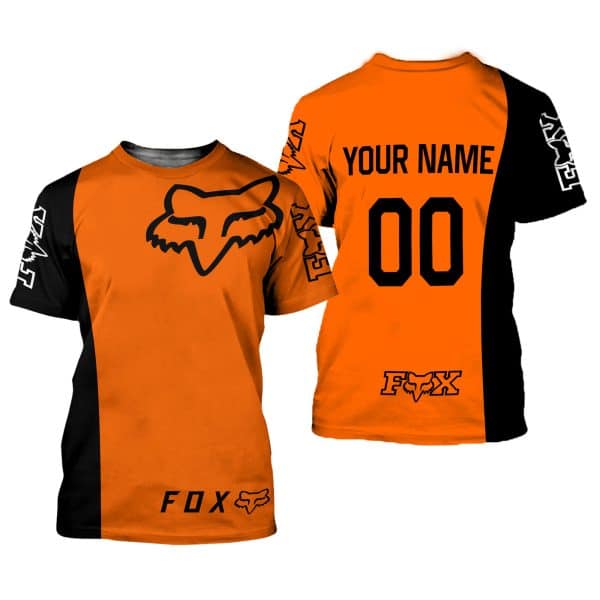 CUSTOM NAME RACING | BLACK-ORANGE - Image 2