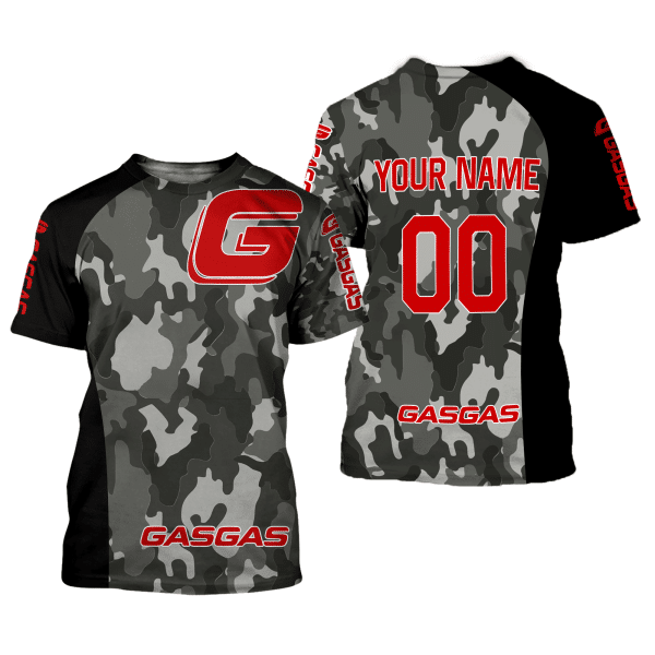 CUSTOM NAME RACING | BLACK CAMO | GASGAS - Image 2