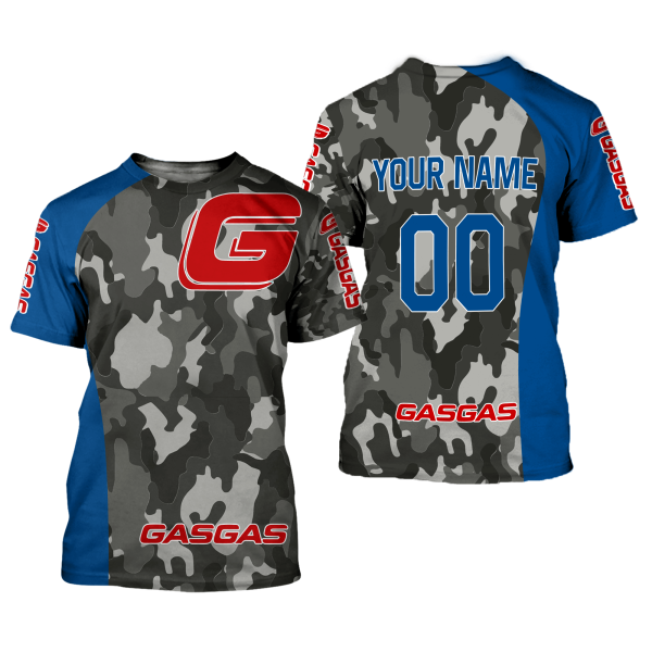 CUSTOM NAME RACING | BLUE CAMO | GASGAS - Image 2