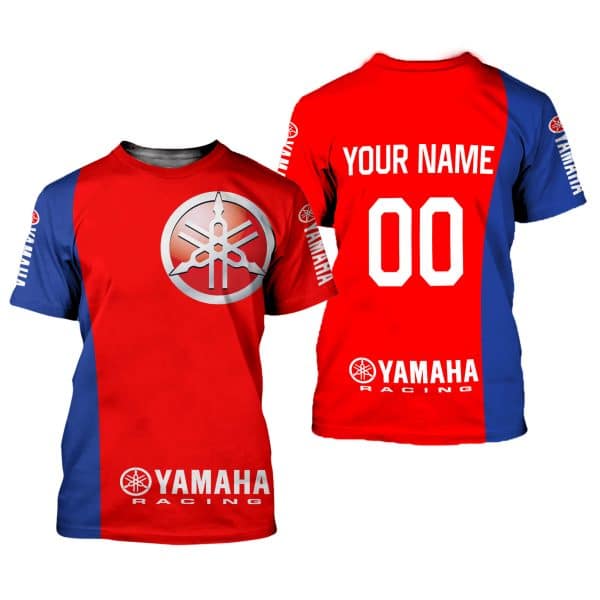 CUSTOM NAME RACING | BLUE-RED | YAMAHA V3 - Image 2