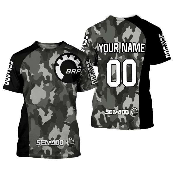 CUSTOM NAME RACING | BLACK CAMO | SEA DOO - Image 2