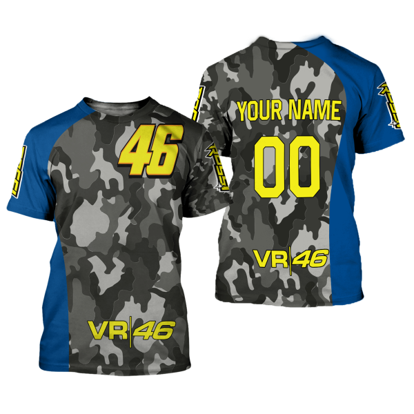 CUSTOM NAME RACING | BLUE CAMO | 46VR - Image 2