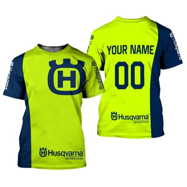 CUSTOM NAME RACING | BLUE-GREEN | HUSQVARNA V5 - Image 2