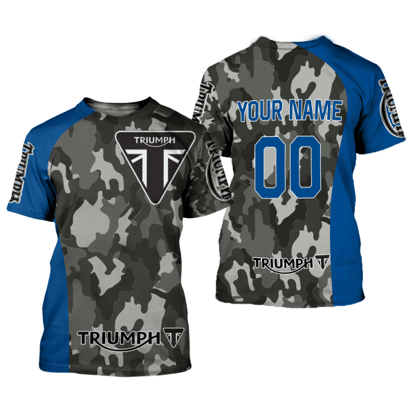 CUSTOM NAME RACING | BLUE CAMO | TRIUMPH - Image 2