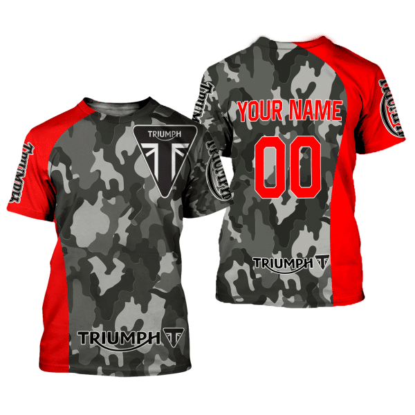 CUSTOM NAME RACING | RED CAMO | TRIUMPH - Image 2