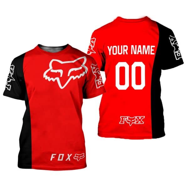 CUSTOM NAME RACING | BLACK-RED - Image 2