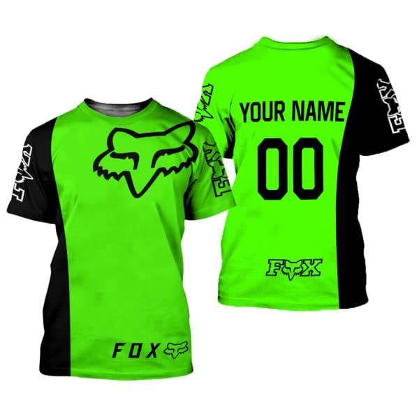 CUSTOM NAME RACING | BLACK-GREEN - Image 2