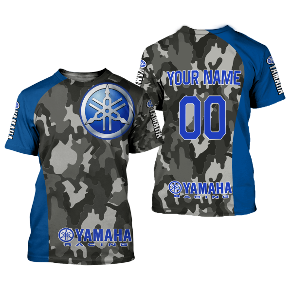 CUSTOM NAME RACING | BLUE CAMO | YAMAHA V1 - Image 2