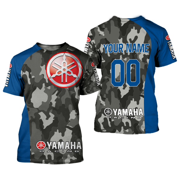 CUSTOM NAME RACING | BLUE CAMO | YAMAHA V2 - Image 2