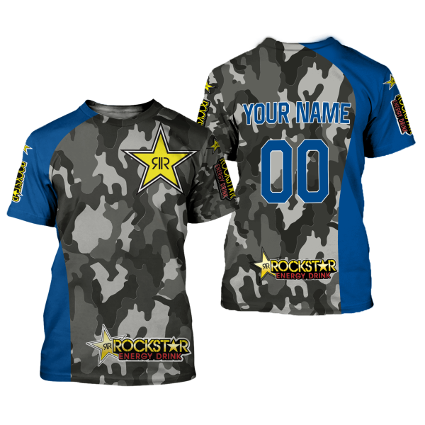 CUSTOM NAME RACING | BLUE CAMO | ROCKSTAR - Image 2
