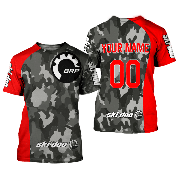 CUSTOM NAME RACING | RED CAMO | SKI DOO - Image 2