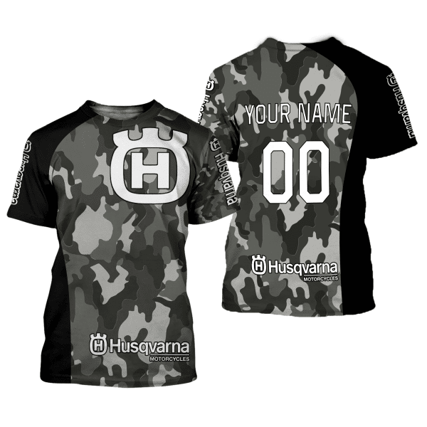 CUSTOM NAME RACING | BLACK CAMO | HUSQVARNA - Image 2