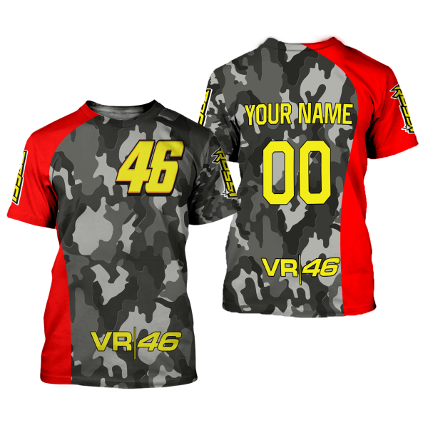 CUSTOM NAME RACING | RED CAMO | 46VR - Image 2